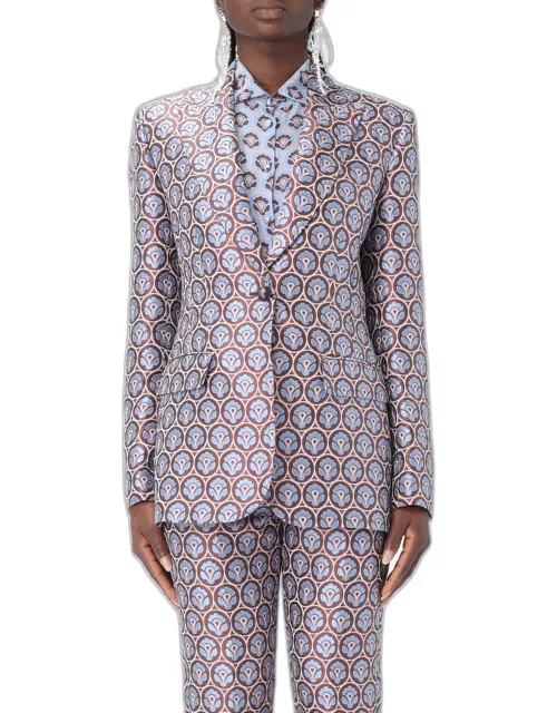 Jacket ETRO Woman colour Gnawed Blue
