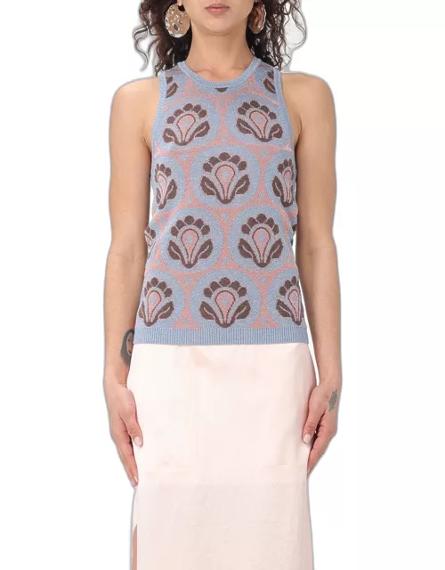 Top ETRO Woman colour Gnawed Blue
