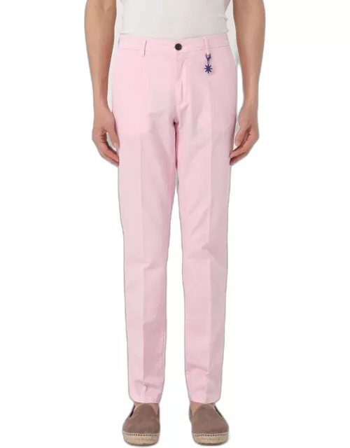 Trousers MANUEL RITZ Men colour Pink