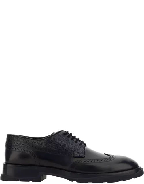 Alexander McQueen Brogues Leather Lace Up Shoe