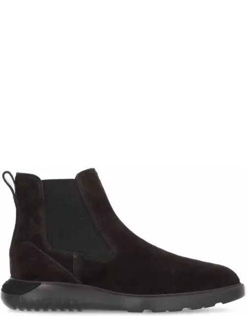 Hogan Round Toe Ankle Boot