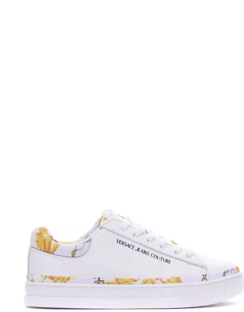 Versace Jeans Couture Logo Embossed Couture Sneaker