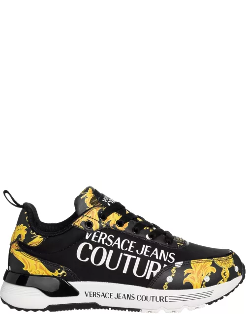 Versace Jeans Couture Dynamic Chain Couture Leather Sneaker