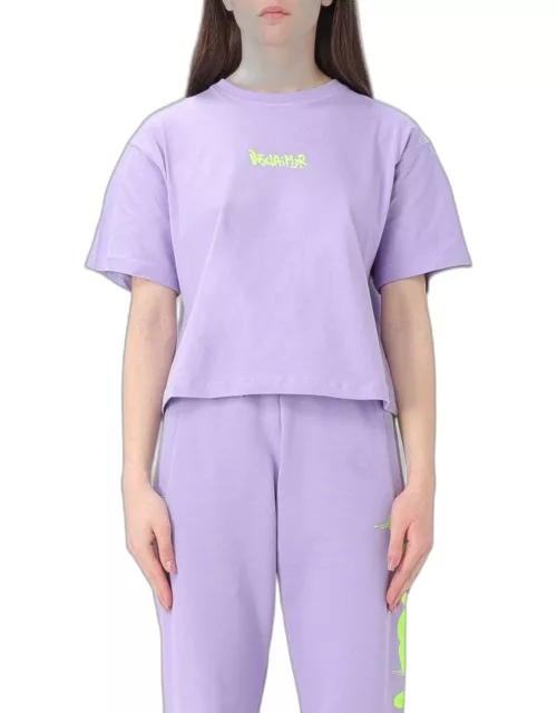T-Shirt DISCLAIMER Woman colour Lilac