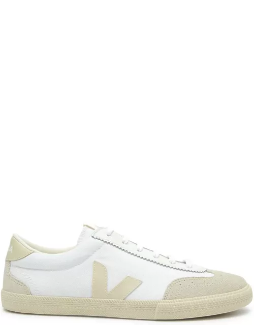 Veja Volley Panelled Canvas Sneakers - White - 44 (IT44 / UK10)