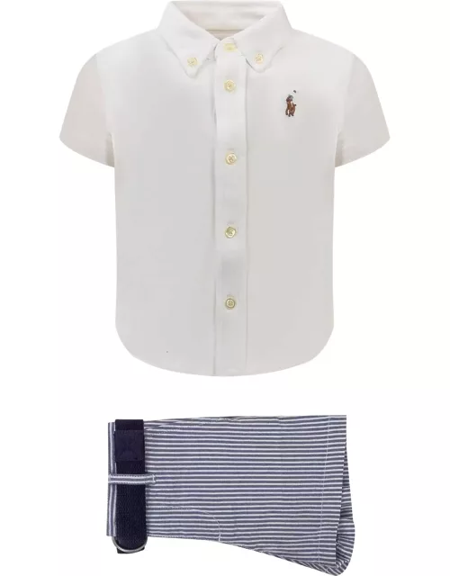 Polo Ralph Lauren Shirt And Shorts Set