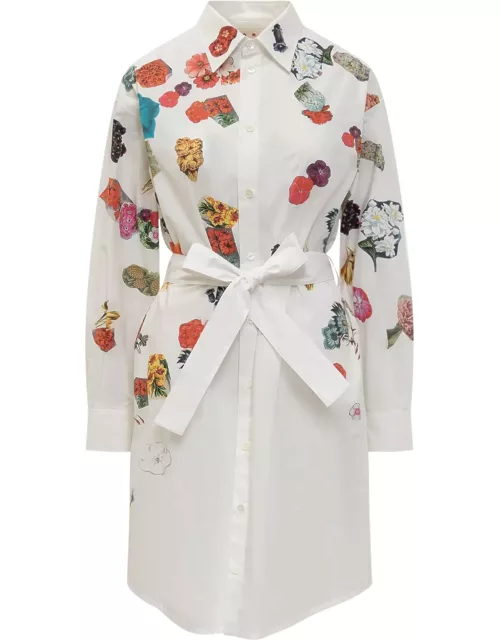 Marni Dress With Floral Patterned Embellishment