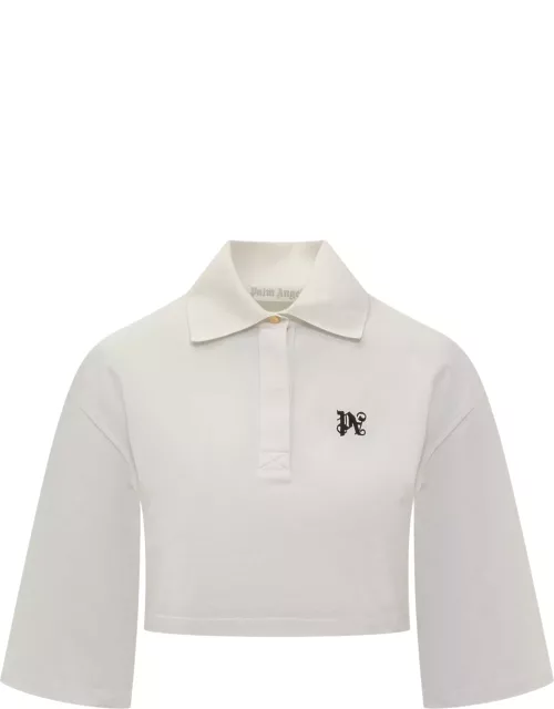 Palm Angels Polo Shirt With Logo