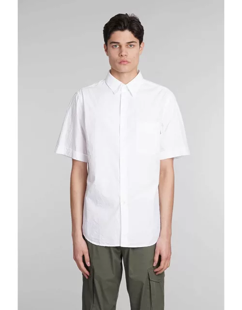 Aspesi Camicia Comme Mc Shirt In White Cotton