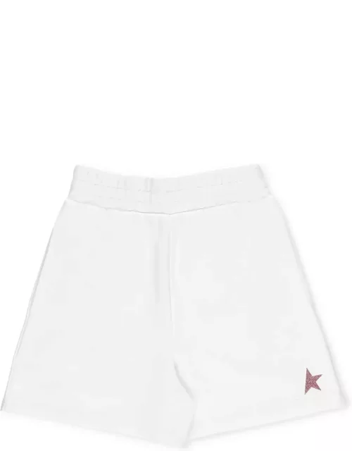 Golden Goose Shorts With Star Logo