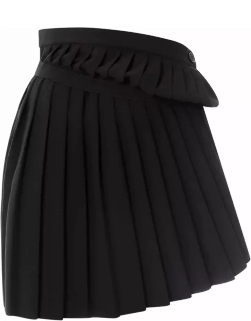 MM6 Maison Margiela Pleated Mini Skirt