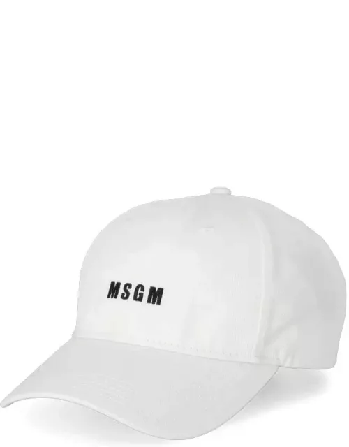 MSGM Baseball Cap With Logo