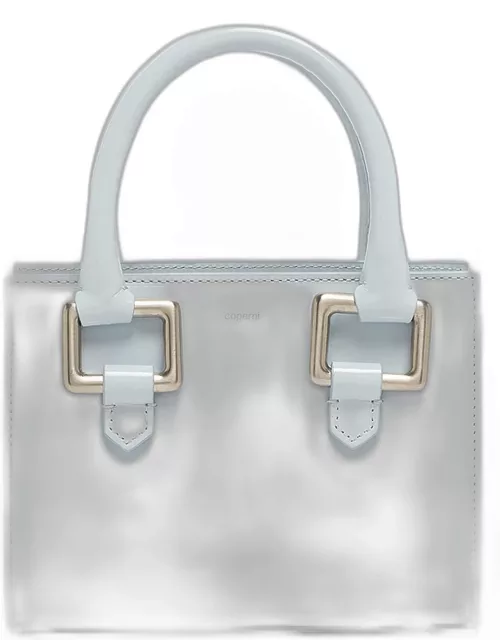 Emoji Leather Top-Handle Bag