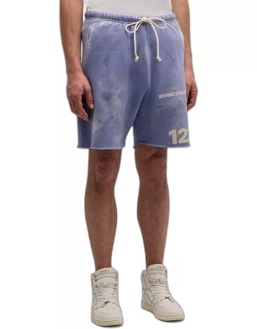 Men's Paint-Splatter Gym Bag Short