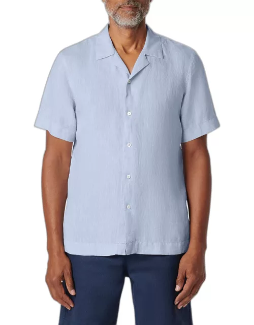 Men's Linen Camp Shirt