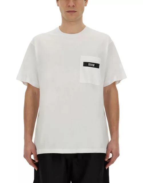 versace jeans couture t-shirt with logo