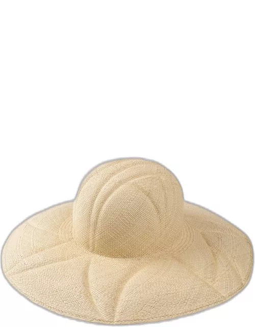 Dalila Straw Large-Brim Hat