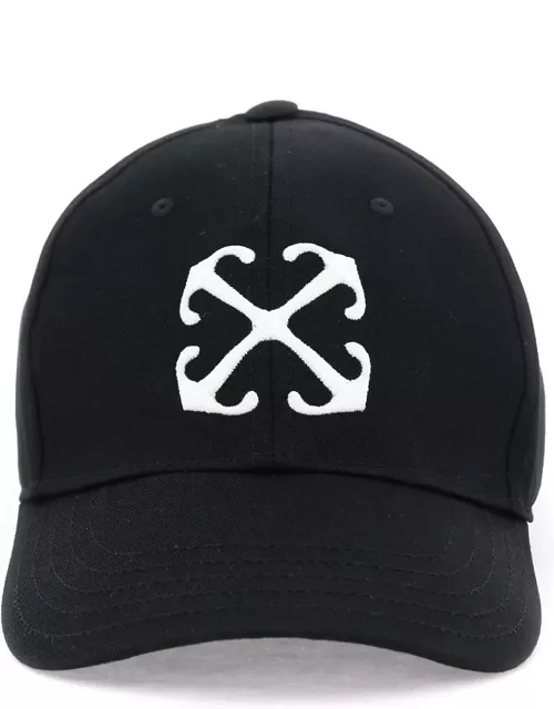 OFF-WHITE "arrow logo baseball cap with adjustable