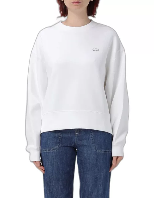 Sweatshirt LACOSTE Woman color White