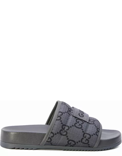 Slider sandals with GG motif