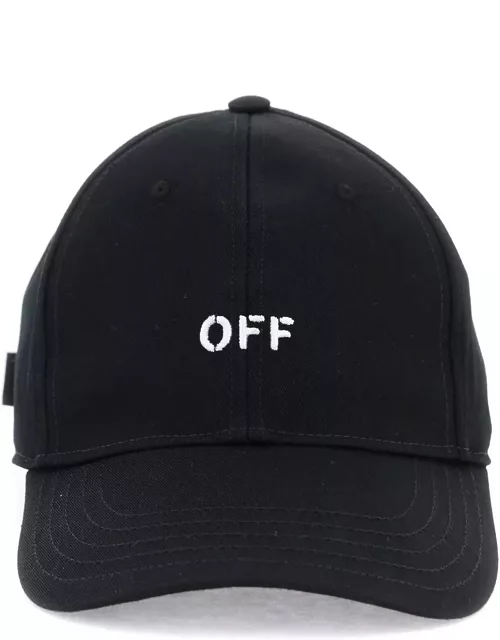 OFF-WHITE baseball cap with off logo