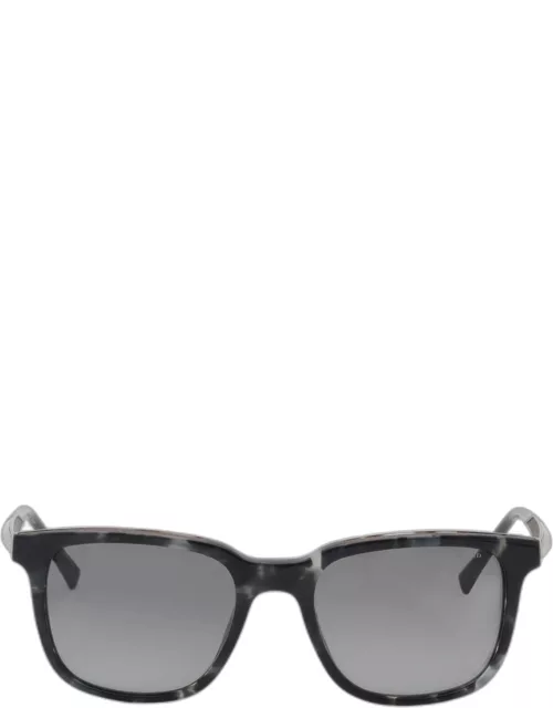 Chopard Matte Grey & Smoke Gradient Wayfarer Sunglasse