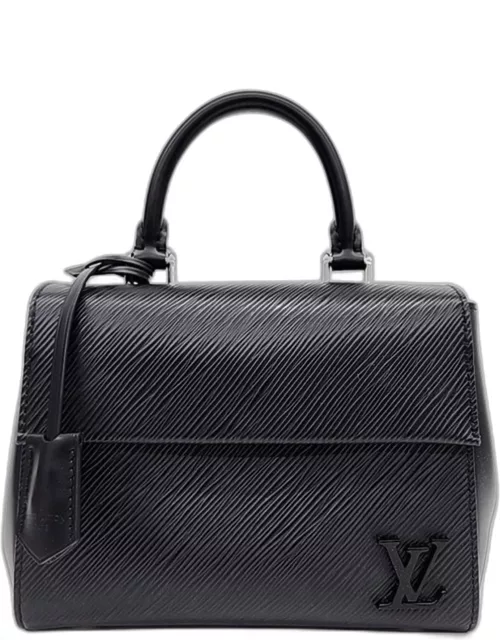 Louis Vuitton Black Epi Leather Cluny MM Top Handle Bag