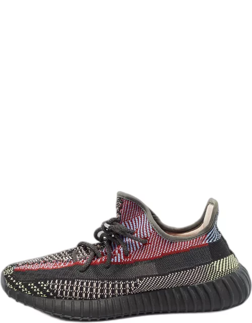 Yeezy x Adidas Multicolor Knit Fabric Boost 350 V2 Yecheil (Non-Reflective) Sneaker
