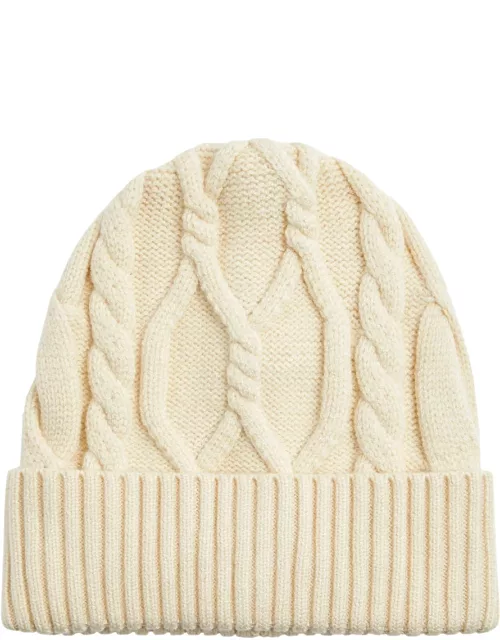 Varley Chamond Cable-knit Beanie - Cream - One