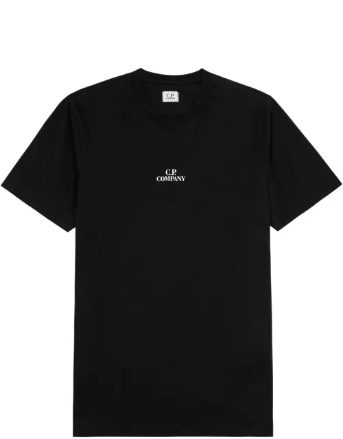 C. P. Company Logo-print Cotton T-shirt - Black