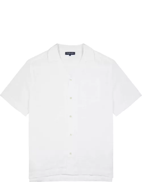 Frescobol carioca Angelo Linen Shirt - White