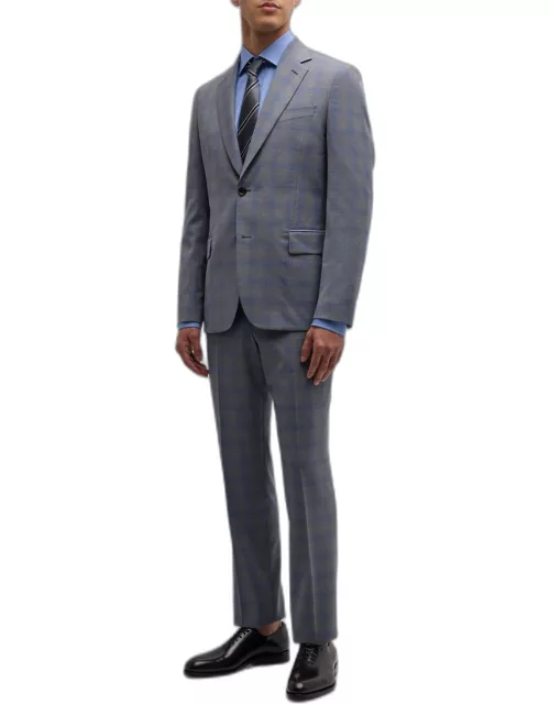 Men's Tailored Fit Check Suit