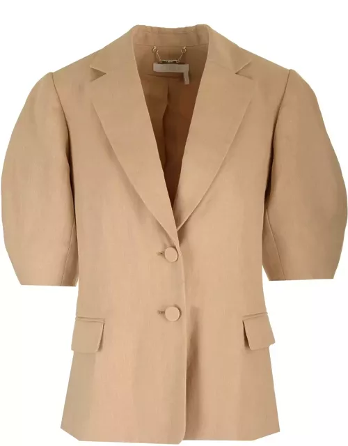 Chloé Single-breasted Jacket With Balloon Sleeve