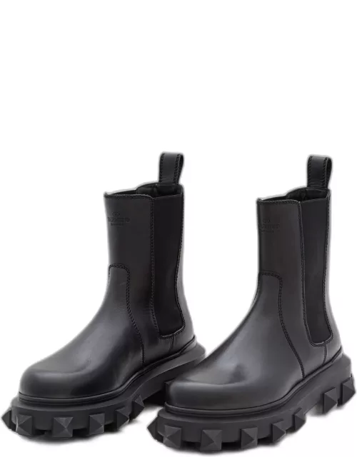 Valentino Garavani Garavani Leather Studs Boot