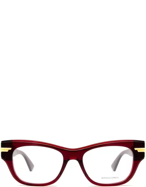 Bottega Veneta Eyewear Bv1152o-003 - Burgundy Glasse