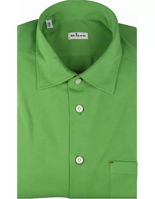 Kiton Green Nerano Shirt