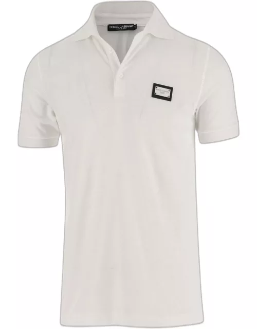 Dolce & Gabbana Cotton Polo Shirt With Logo