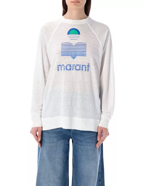 Marant Étoile kiefferf Linen Sweater With Logo