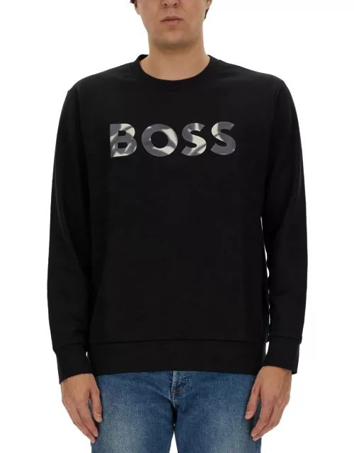 boss sweatshirt with logo