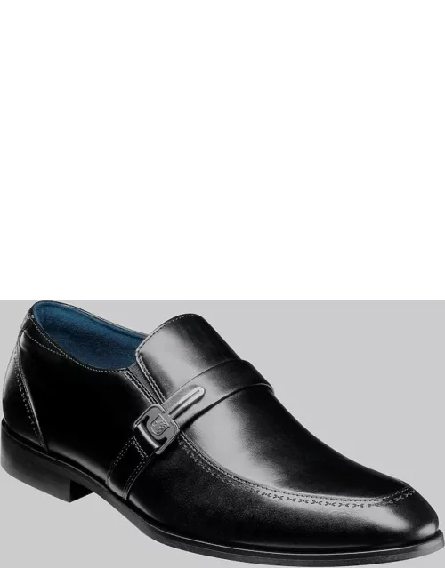 Stacy Adams Men's Buckley Moc Toe Shoes, Black, 8.5 D Width
