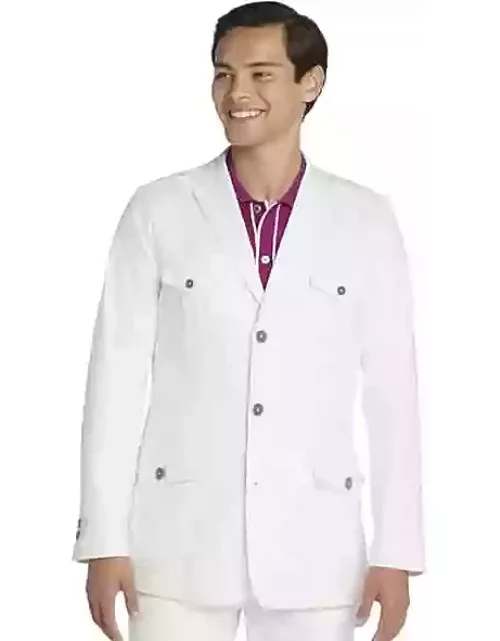 Paisley & Gray Men's Slim Fit 4-Pocket Sport Coat White