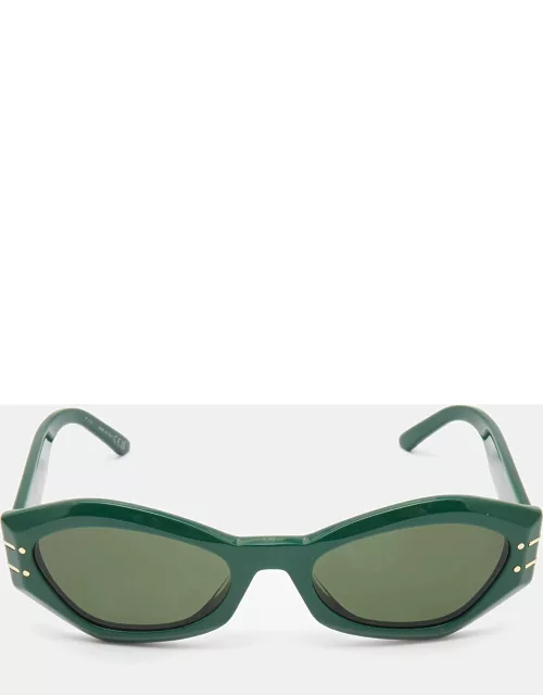 Dior Green/Black DiorSignature Cat Eye Sunglasse