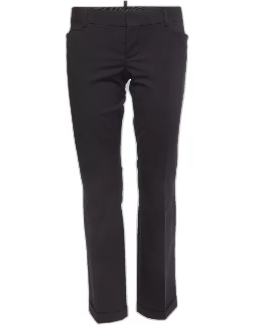 Dsquared2 Black Wool Trousers