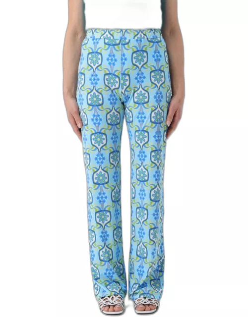 Trousers MALIPARMI Woman colour Gnawed Blue