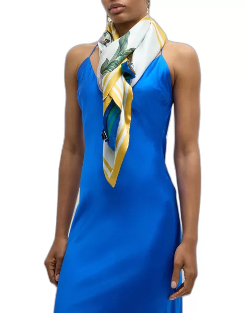 Veronica Double-Sided Silk Scarf
