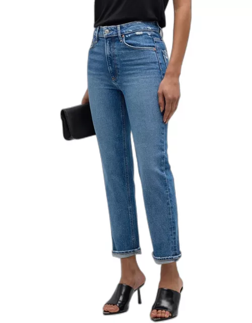Brigitte High-Rise Jeans with Cuff