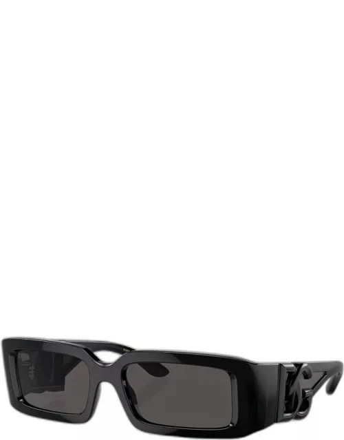 Men's dg6197 Plastic Rectangle Sunglasse