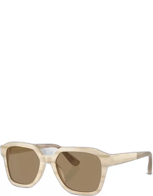 Modern Acetate Square Sunglasse