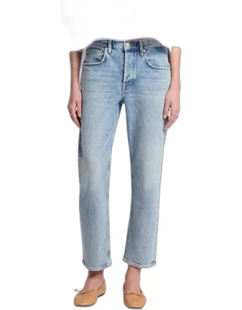 Julia Boyfriend Jeans with Embroidered Heart