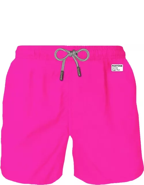 MC2 Saint Barth Man Fluo Pink Swim Shorts Pantone Special Edition